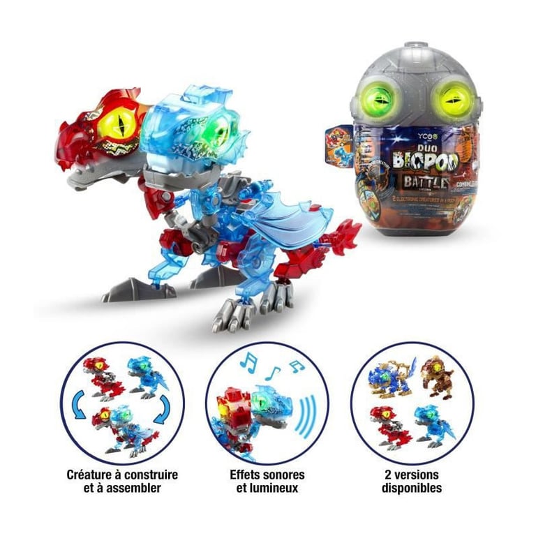 Personnage miniature YCOO Biopod battle Duo édition dans sa capsule Pack de 2 créatures Des Neuf - vue 5