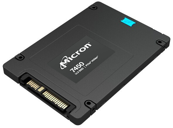 Micron 7450 PRO SSD chiffré 960 Go interne .2 2280 PCIe 4.0 x4 NVMe 3072 bit RSA TCG Opal Encryption Self Encrypting Drive SED CRU pour ThinkSystem SN550 V2 SR630 V2 ... - vue 2