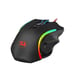 Redragon GRIFFIN Gamer Mouse (M607) 8 botones, 7200 DPI, óptico, USB con cable, retroiluminación LED