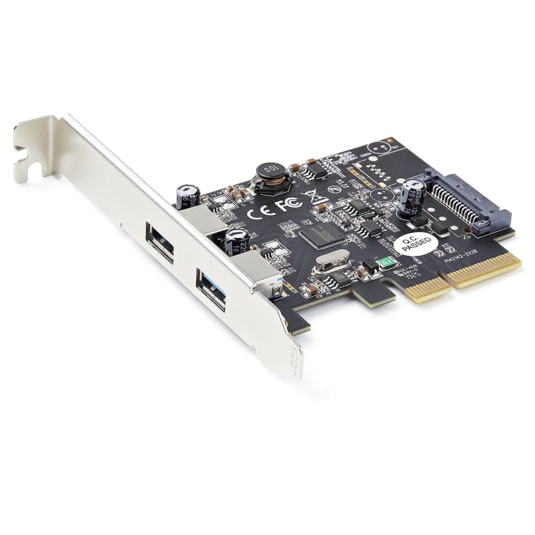 StarTech.com Carte PCIe 2 Ports USB 10Gbpsport Carte Contrôleur Hôte USB 3.13.2 Gen 2 Type A PCI Express 3.0x2 Carte Adaptateur Add. FullLow Profile Windows & Linux PEXUSB312A3 ... - vue 2