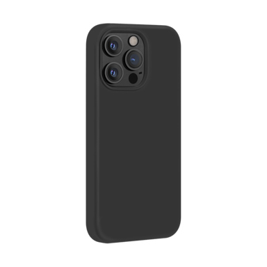 Custodia in morbido gel di silicone per Apple iPhone 13 Pro, nero satinato