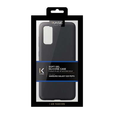 Funda de gel de silicona suave para Samsung Galaxy A41 2020, negro satinado