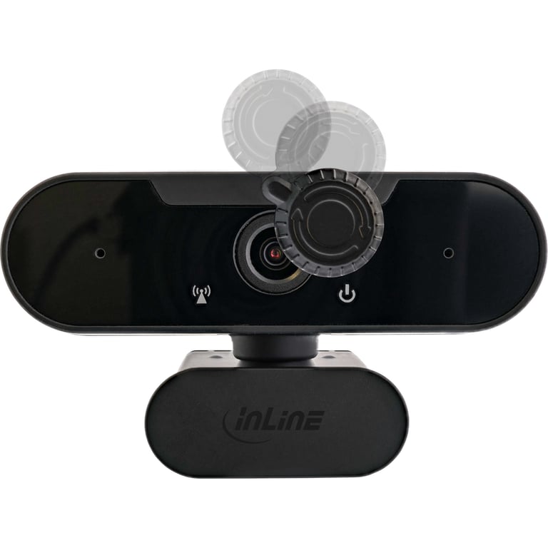 InLine 55364A webcam 1920 x 1080 pixels USB 2.0 Noir