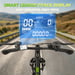 Bicicleta eléctrica urbana WITAMBIKE C26, batería extraíble de 36 V y 15 Ah, pantalla LCD inteligente - negra