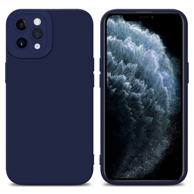 Coque pour Apple iPhone 11 PRO MAX en FLUID BLEU FONCÉ Housse de protection Étui en silicone TPU flexible