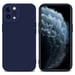 Coque pour Apple iPhone 11 PRO MAX en FLUID BLEU FONCÉ Housse de protection Étui en silicone TPU flexible