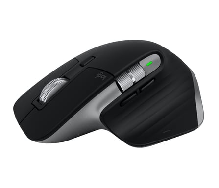 Logitech - Ratón inalámbrico ergonómico - MX Master 3S para Mac - Gris Sidéreo