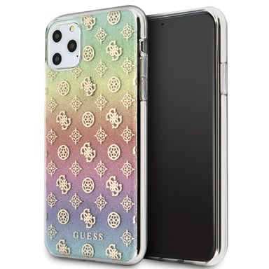 Étui Guess Iridescent 4G Peony pour iPhone 11 Pro Max