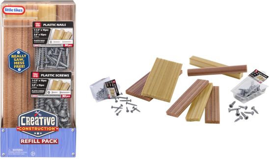 Creative Construction Wood Nails and Screw Bundle - vue 2