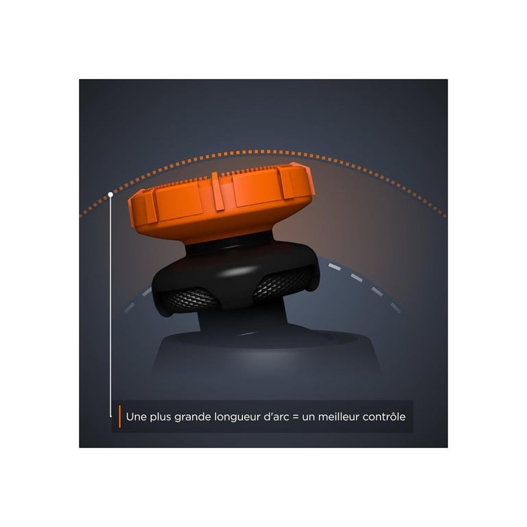 Accessoire manettes STEELSERIES KontrolFreek Black Ops 7 Performance (2) Orange PS5/PS4 GripTek embouts - Neuf