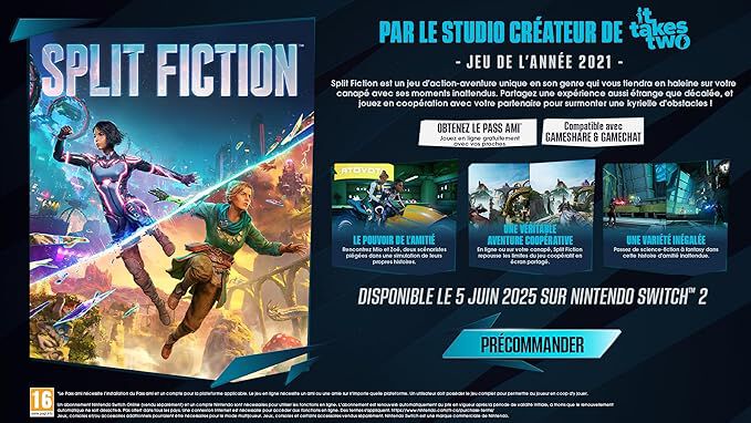 Split Fiction code À Télécharger Switch 2 Ea Originals - vue 6