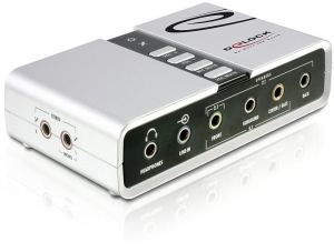 DeLOCK USB Sound Box 7.1 7.1 canaux Neuf