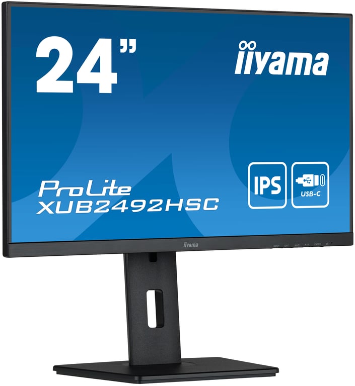 iiyama ProLite XUB2492HSC-B5 LED display 61 cm (24 ) 1920 x 1080 pixels Full HD Noir - Neuf