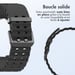 imoshion Bracelet Ocean en silicone pour Samsung Galaxy Watch 8 (40/44mm) / Classic (46mm) - Noir
