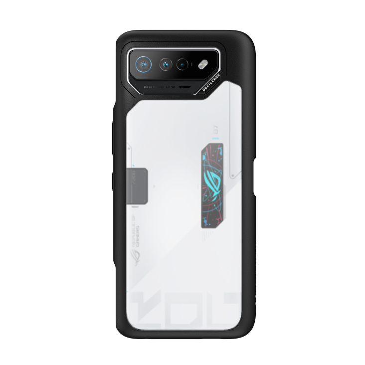 Coque de protection pour téléphone portable ASUS ROG Phone 7 (DEVILCASE  AY2303 PHONE CASE//BLK) 17,2 cm (6.78") Housse Noir, Transparent