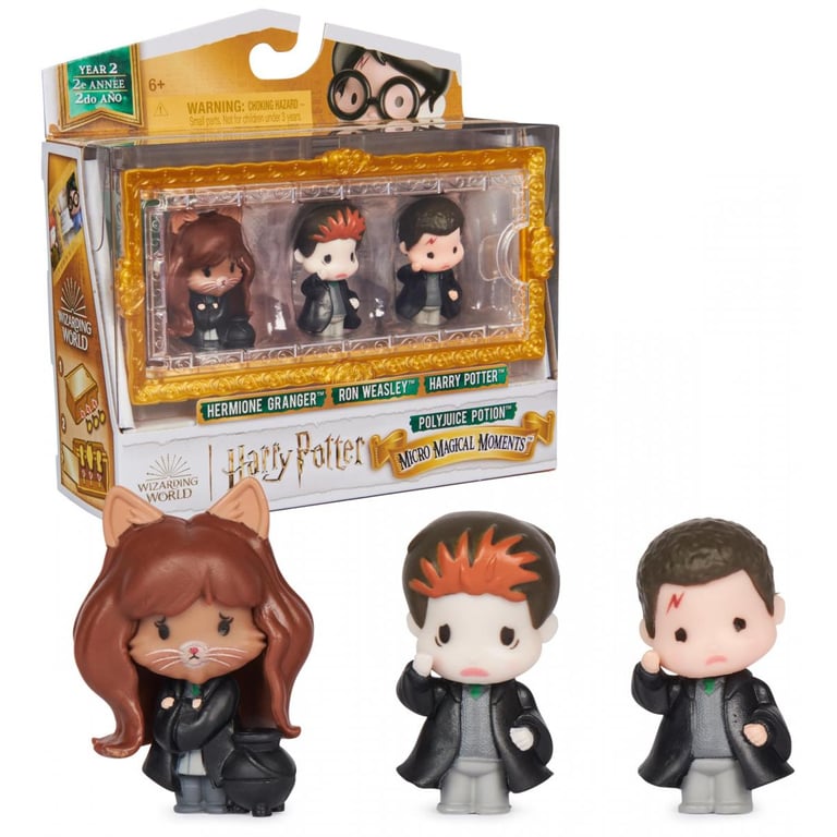 Pack de Figurines Magiques Harry Potter Moments Inoubliables de la Chambre des Secrets Neuf