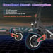 Trottinette électrique tout-terrain KuKirin G3 Pro 1200 W x 2 moteurs Pneus 10 pouces Batterie amovible 52 V 23,2 Ah