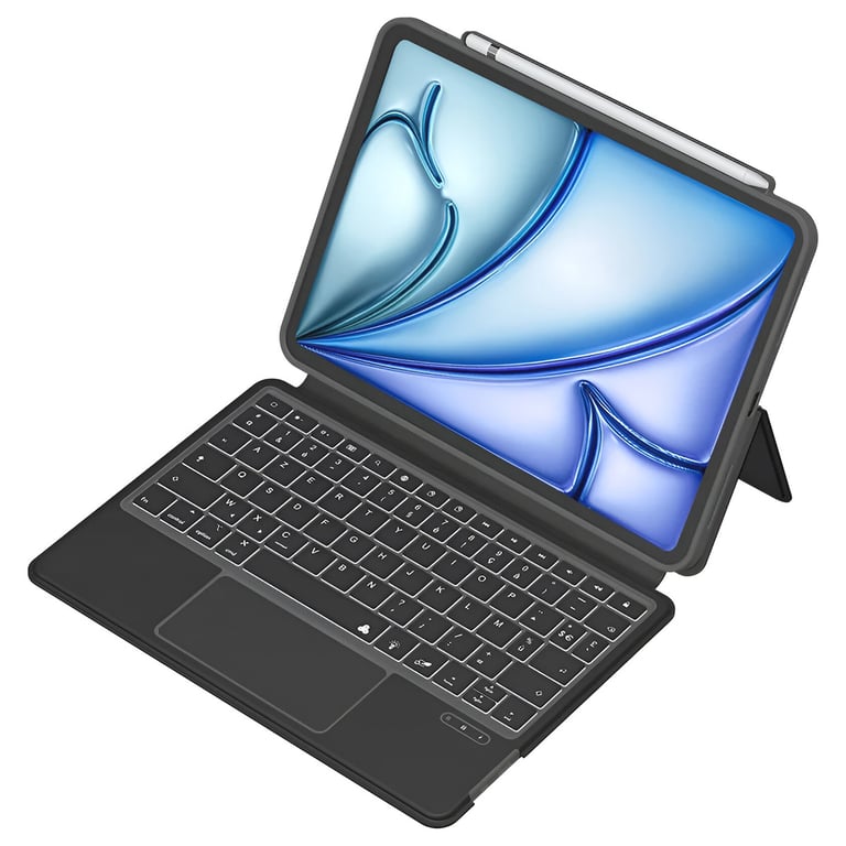 Etui clavier Azerty MW Quick Note pour iPad Air 11 M2 2024 et iPad Air 10.9 4ème génération 5ème génération 2020 et 2022 - vue 3