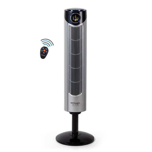 Ventilateur tour ionique oscillant Orbegozo TW 0850 Débit d'air puissant Affichage numérique Neuf