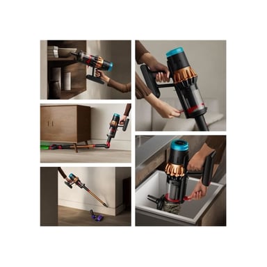 Aspirateur balai V16Piston Animal 900W Noir Or