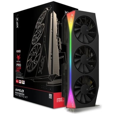 Scheda grafica XFX Radeon RX 9070 XT OC Mercury RGB 16 GB GDDR6 4K Gaming