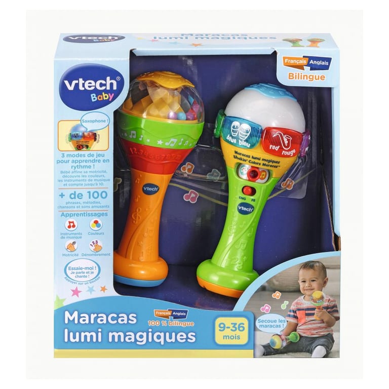 Maracas lumineuse lumi magiques - vue 3