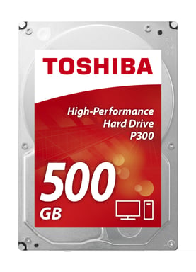 Toshiba P300 500GB disque dur 500 Go 7200 tr/min 64 Mo 3.5 Série ATA III - vue 1