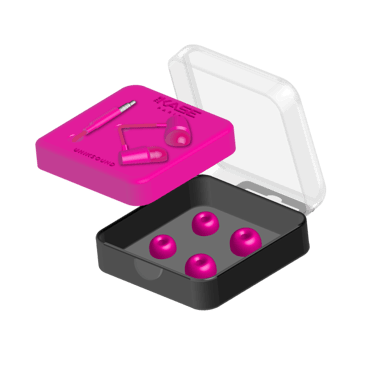 K Ecouteurs intra-auriculaires, Rose Fuschia
