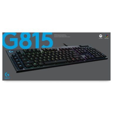 Logitech G G815 Clavier gaming mécanique LIGHTSYNC RVB