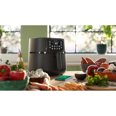 Philips 5000 series Série 5000 Connecté HD9285/93 Airfryer XXL 7,2L 16-en-1, Jusqu'à 6 portions