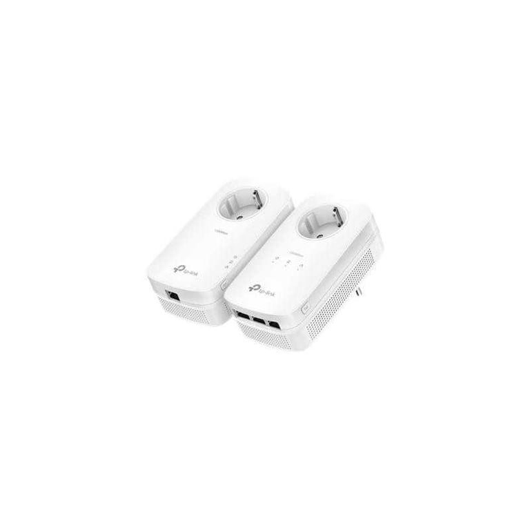 TP Link TL PA8033P KIT V4 Starter Kit kit d'adaptation pour courant porteur commutateur 3 ports 1GbE HomePlug AV HPAV HomePlug AV HPAV 2.0 Branchement mural - vue 7