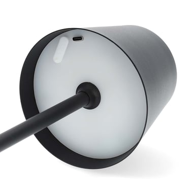 Nedis Lámpara de mesa con regulador táctil 1,8W 150lm 3000-6000K IPX4 Recargable Negro