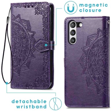 imoshion Etui de télephone Mandala pour Samsung Galaxy S21 FE - Violet