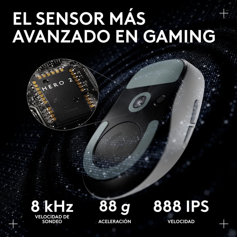 Logitech G PRO X SUPERLIGHT 2c souris Gaming Ambidextre RF sans fil 44000 DPI - Neuf