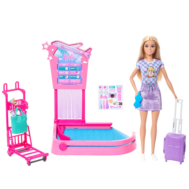 Barbie Family & Friends Baggage Claim Playset - vue 3