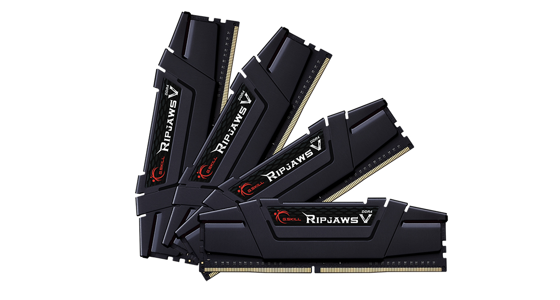 G.Skill Ripjaws V DDR4 kit : 4 x 8 Go DIMM 288 broches 3600 MHz / PC4 28800 CL16 1.35 V mémoire sans tampon non ECC classique - vue 2