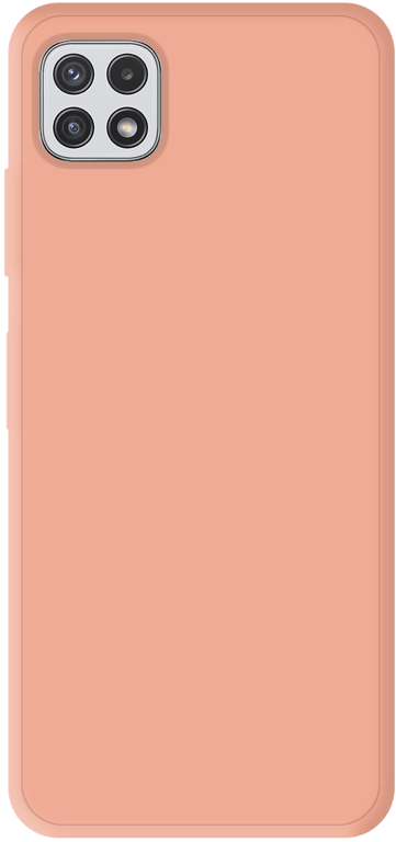 Coque silicone unie compatible Mat Rose Samsung Galaxy A22 5G