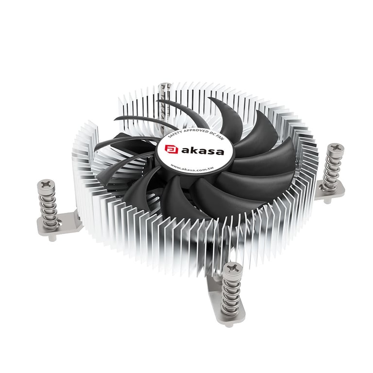 Akasa AK CC6610EP01 système de refroidissement d'ordinateur Processeur Refroidisseur d'air 7 5 cm 1 pièce Neuf
