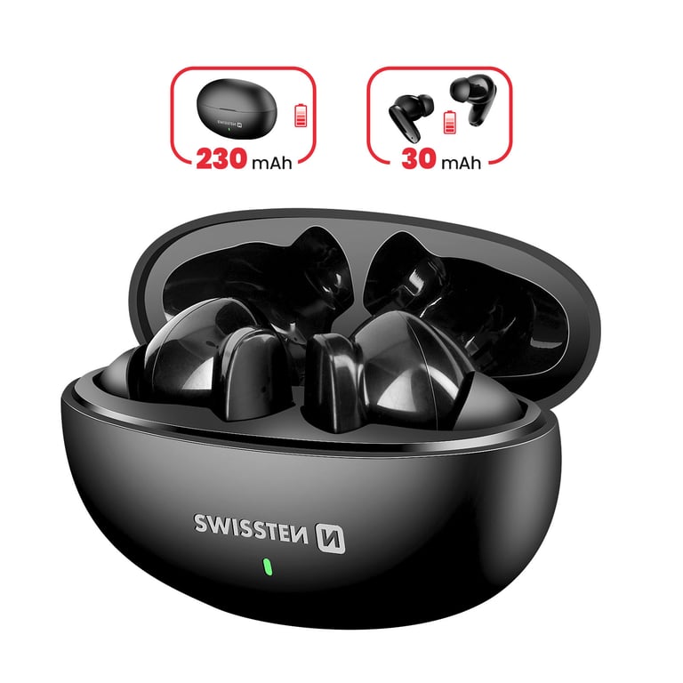 Écouteurs TWS Bluetooth 5.3 Musique et Appels Boitier 230mAh USB C Neuf - vue 6