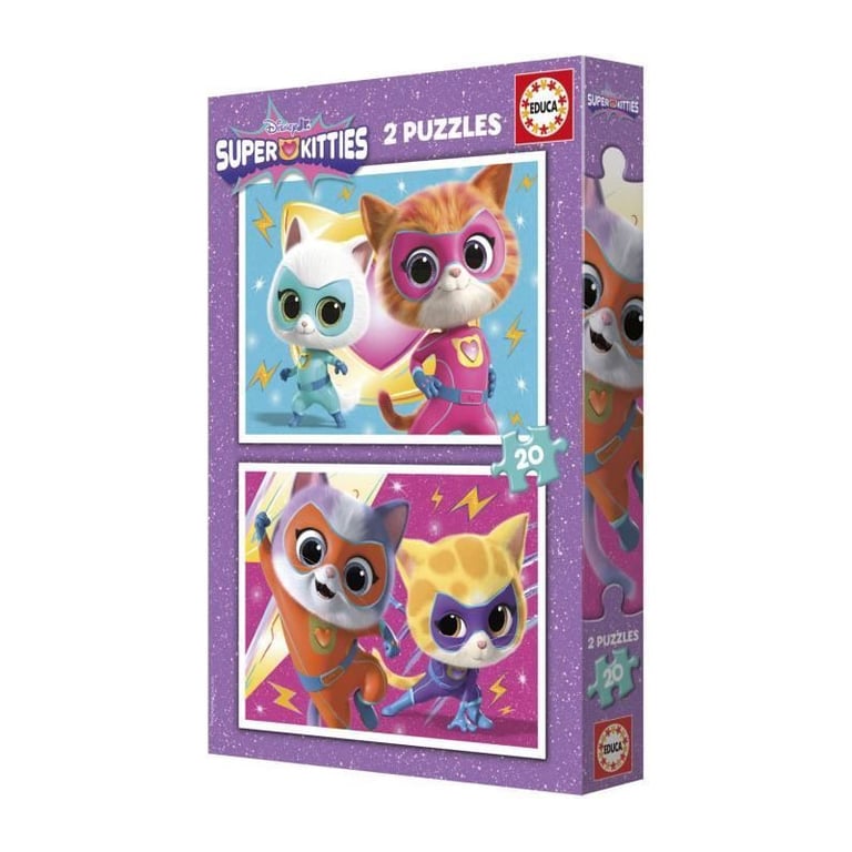 Puzzle EDUCA SuperKitties 2 x 20 pièces Pour enfants À partir de - vue 7