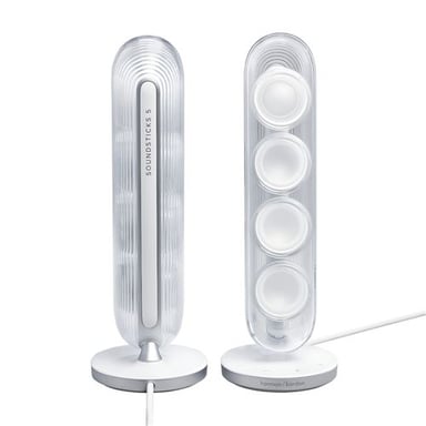Soundsticks 5 - Enceinte sans fil à 2.1 canaux Harman France Bluetooth, Blanc