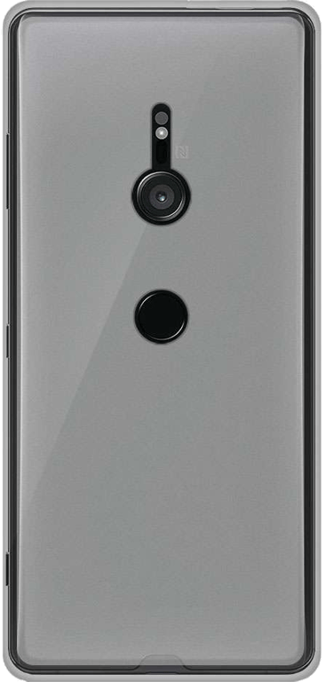 Coque silicone unie compatible Givré Blanc Sony Xperia XZ3