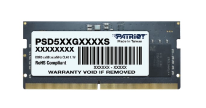 Patriot Memory Signature Line PSD532G56002S módulo de memoria 32 GB 1 x 32 GB DDR5