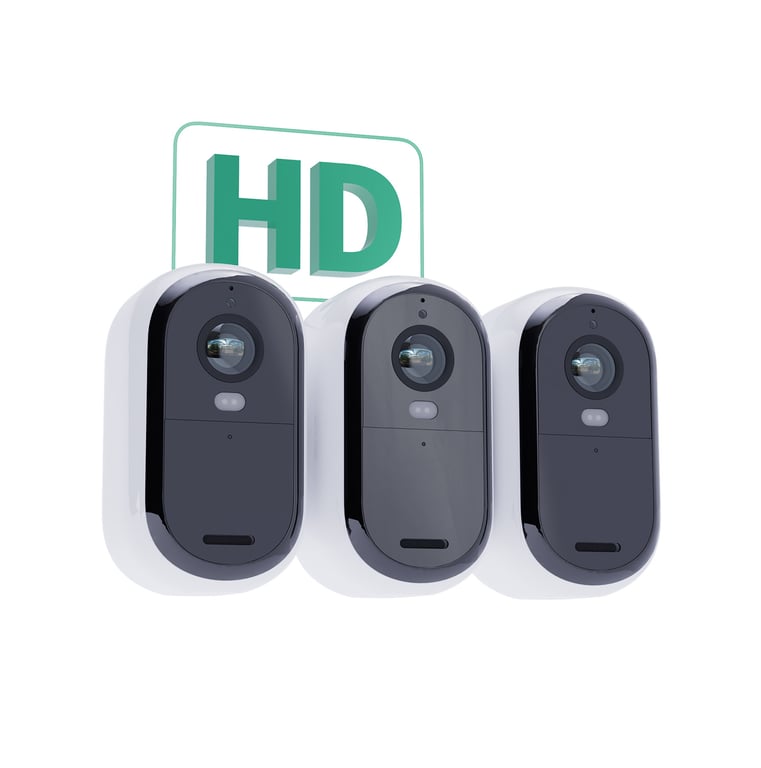 Arlo Essential 2 HD Caméra de Surveillance WiFi Extérieure Sans Fil Autonomie de Vision Nocturne Couleur Éclairage Sirène et Audio Bidirectionnel Essai Arlo Secure Inclus 2 Caméras - vue 2