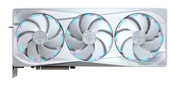 GIGABYTE AORUS GeForce RTX 5080 MASTER ICE 16G Carte Graphique - 16 Go GDDR7, 256 bits, PCI-E 5.0, 2805MHz Core Clock, 3 x DP 2.1a, 1 x HDMI 2.1b, NVIDIA DLSS 4, GV-N5080AORUSM ICE-16GD