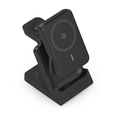 AISENS ASCH-15W4WC064-BK Caricabatterie per dispositivi mobili Cuffie, Smartphone, Orologio intelligente Nero USB Carica wireles