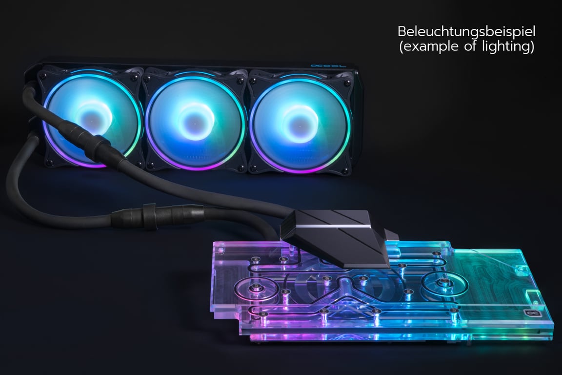 Alphacool Eiswolf 2 AIO Carte graphique Refroidisseur de liquide tout-en-un 12 cm Noir, Transparent 1 pièce(s) - Neuf
