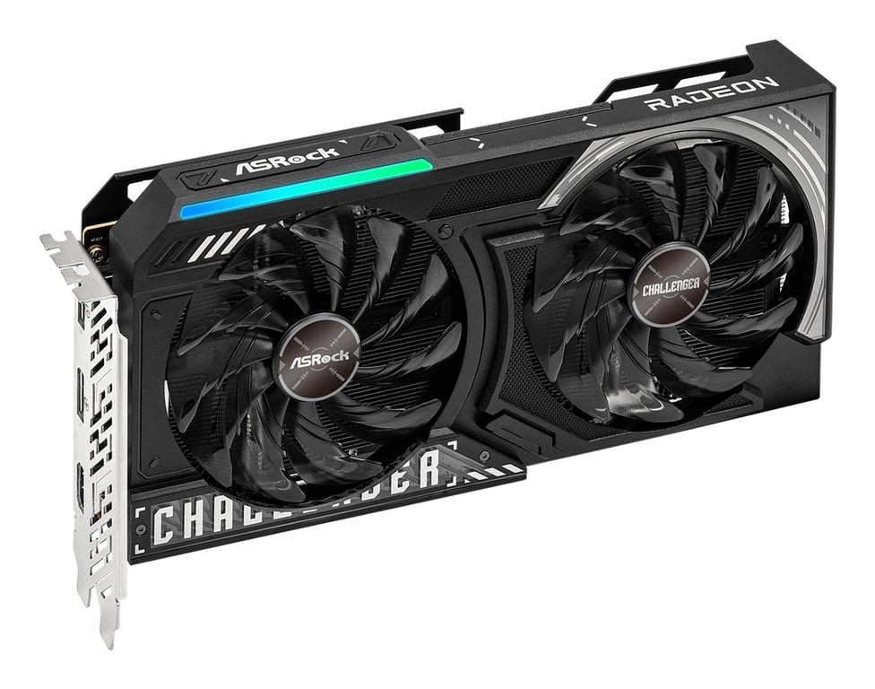 Carte Graphique ASRock AMD Radeon RX 9060 XT Challenger – 16 Go GDDR6 - vue 3