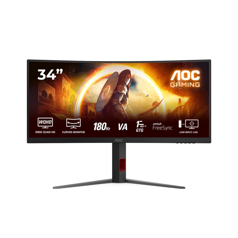 AOC G4 CU34G4 écran plat de PC 86 4 cm 34 3440 x 1440 pixels Wide Quad HD LED Neuf