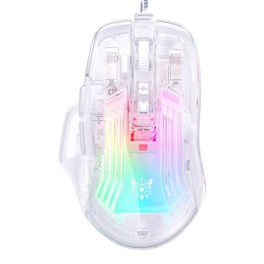 ONIKUMA - CW923 - Ratón con cable LED RGB 12800 DPI para juegos